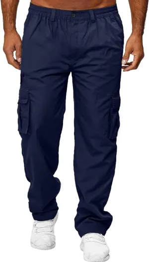 sdbrld Cargo Pants For Men Mens Casual Outdoor Lightweight Joggers Hiking Classic Pants Overalls Trousers with Pockets