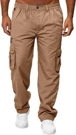 sdbrld Cargo Pants For Men Mens Lightweight Outdoor Joggers Hiking Classic Pants Casual Overalls Trousers with Pockets