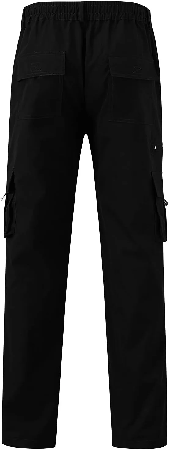 sdbrld Cargo Pants For Men Mens Lightweight Outdoor Joggers Hiking Classic Pants Casual Overalls Trousers with Pockets