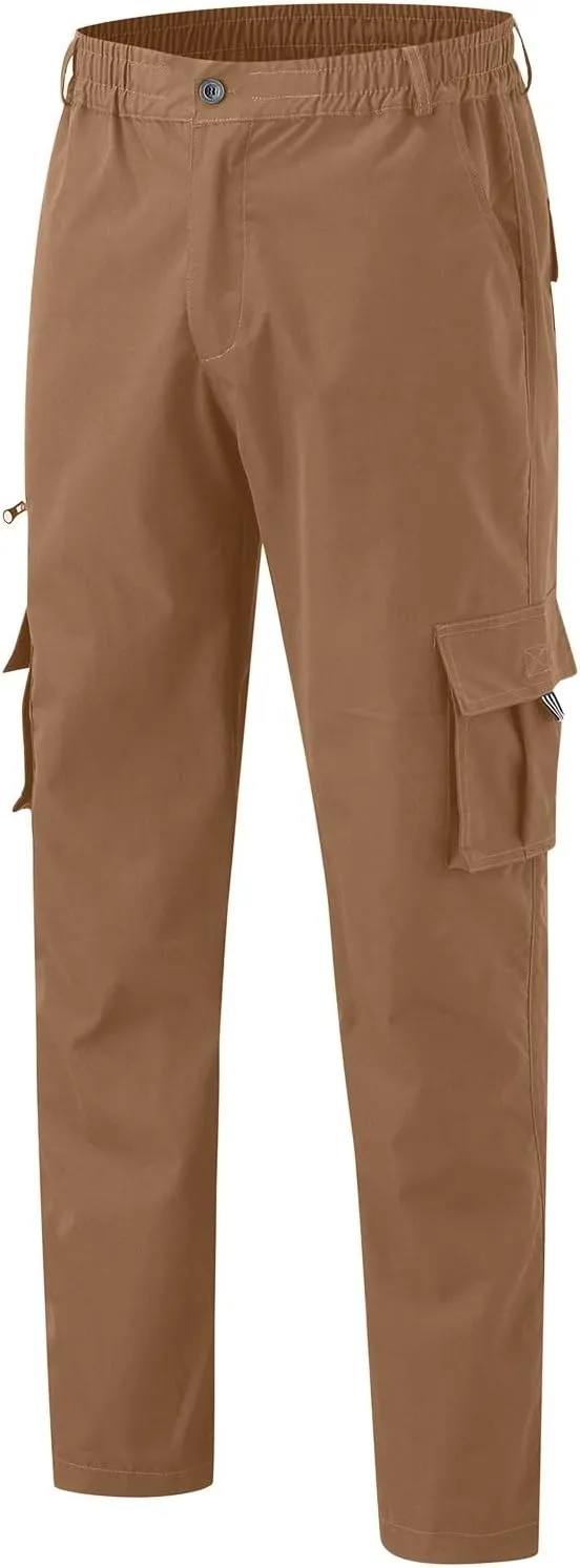sdbrld Cargo Pants For Men Mens Lightweight Outdoor Joggers Hiking Classic Pants Casual Overalls Trousers with Pockets