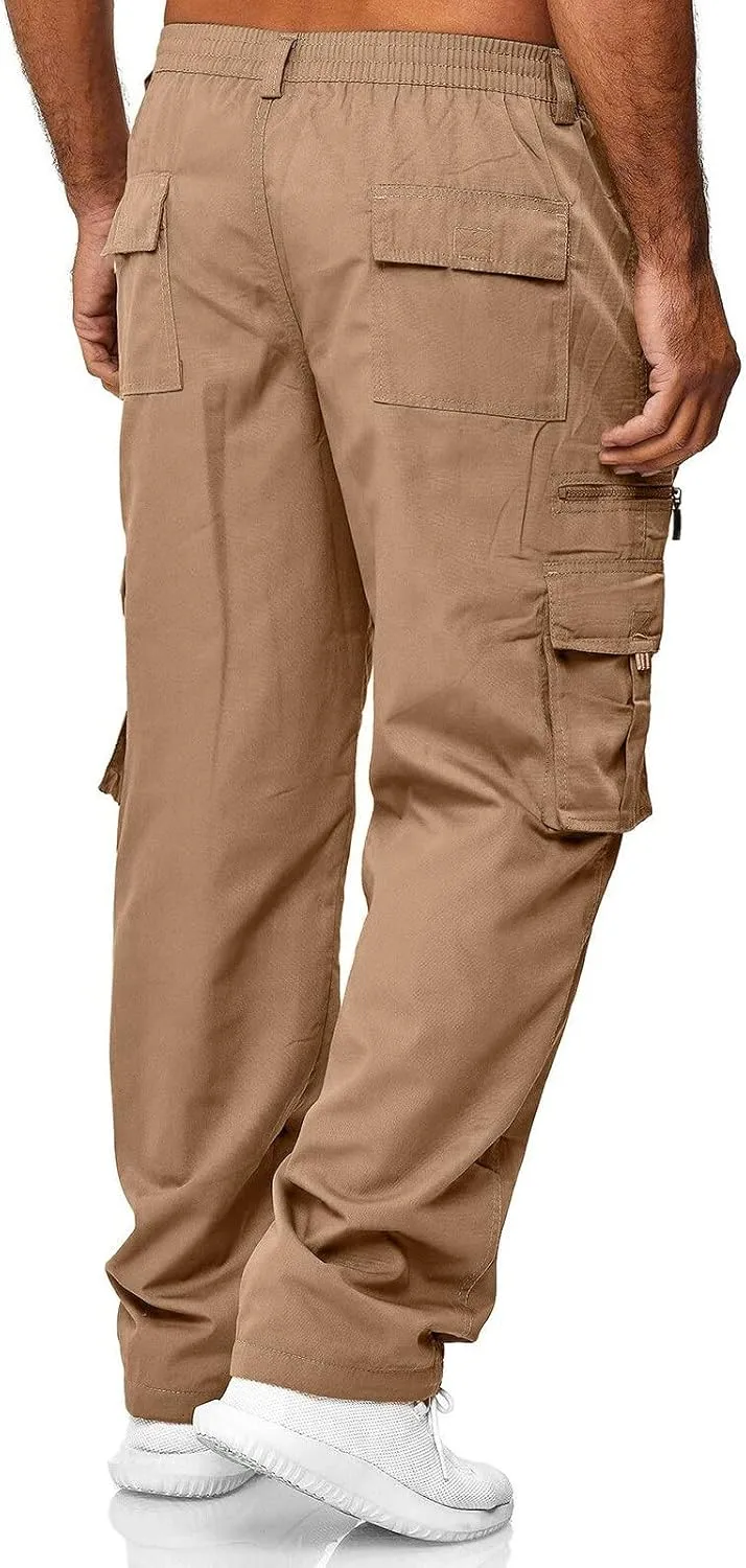 sdbrld Cargo Pants For Men Mens Lightweight Outdoor Joggers Hiking Classic Pants Casual Overalls Trousers with Pockets
