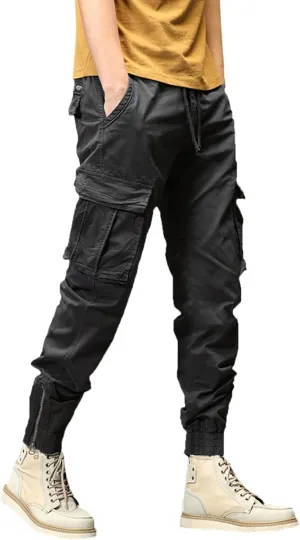 sdbrld Cargo Pants For Men Mens Ripstop Tactical Pants Lightweight Casual Outdoor Hiking Water Resistant Pants with Pockets