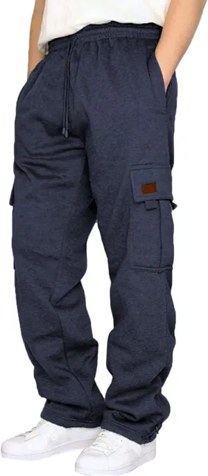 sdbrld Pants For Men Joggers Work Pants For Men Slim Fit Mens Pants Fashion Joggers Mens Cargo Pants Sweatpants Casual Workout Chino Pants Drawstring 6 Pockets