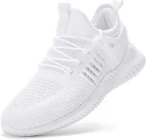 SDolphin Walking Shoes Mens Sneakers - Slip on Memory Foam Tennis Running Shoes for Athletic Workout Gym Jogging Lightweight Breathable Casual Sneakers