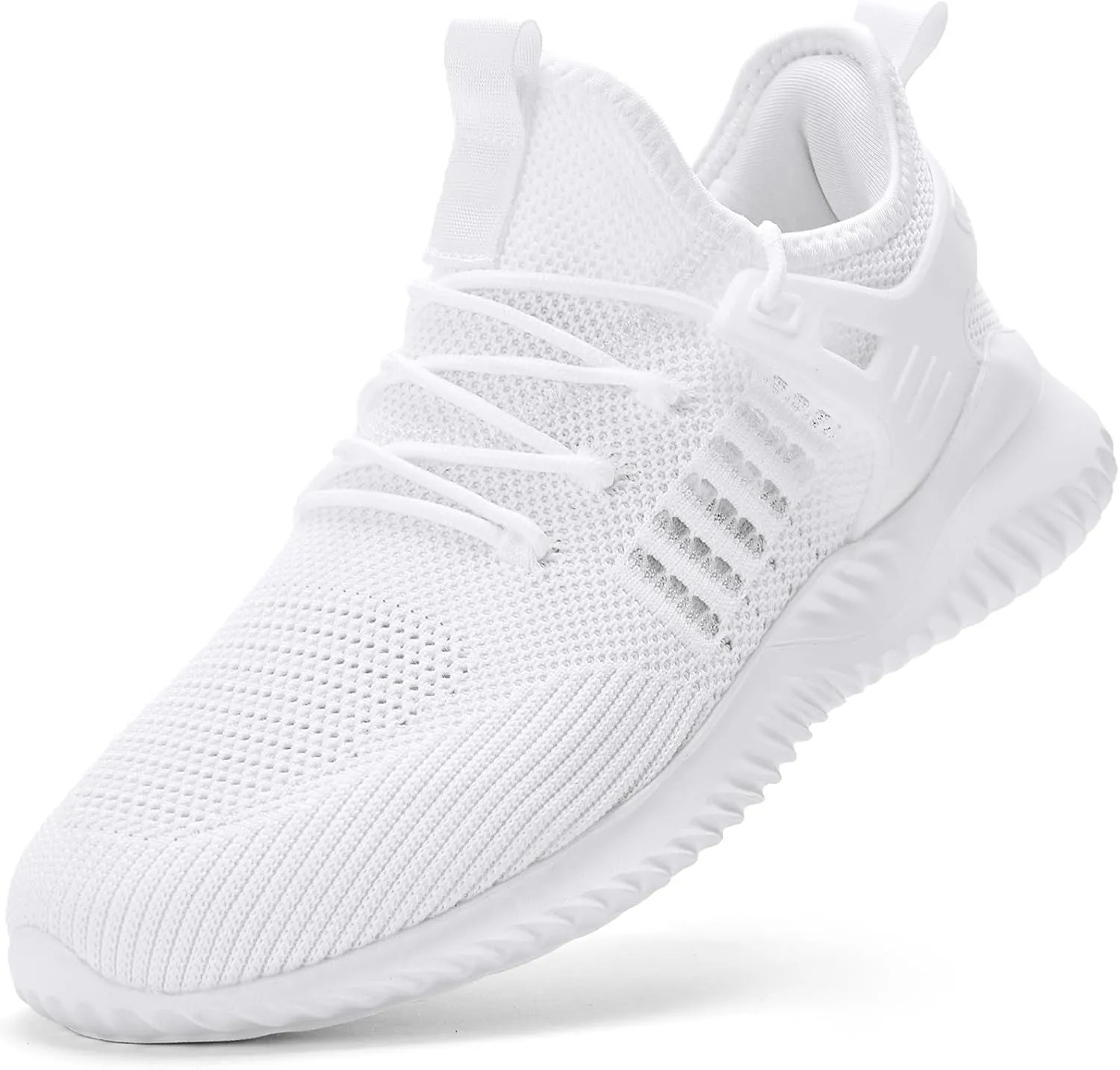 SDolphin Walking Shoes Mens Sneakers - Slip on Memory Foam Tennis Running Shoes for Athletic Workout Gym Jogging Lightweight Breathable Casual Sneakers