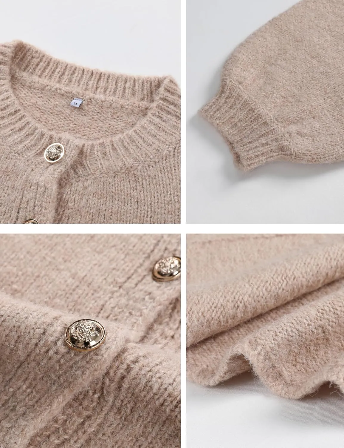 SeekMe Womens Cardigan Sweaters Casual Lightweight Long Sleeve Button Up Knit Oversized 2024 Fall Outwear