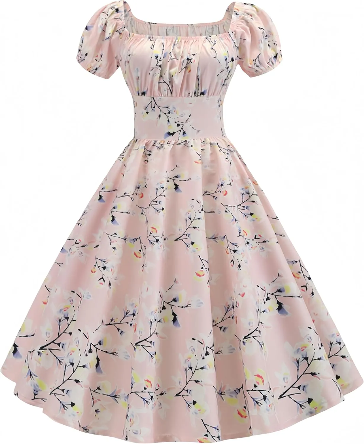 Sister Amy Womens Lantern Sleeve Dress Ruffled Off Shoulder A-Line Mini Dress