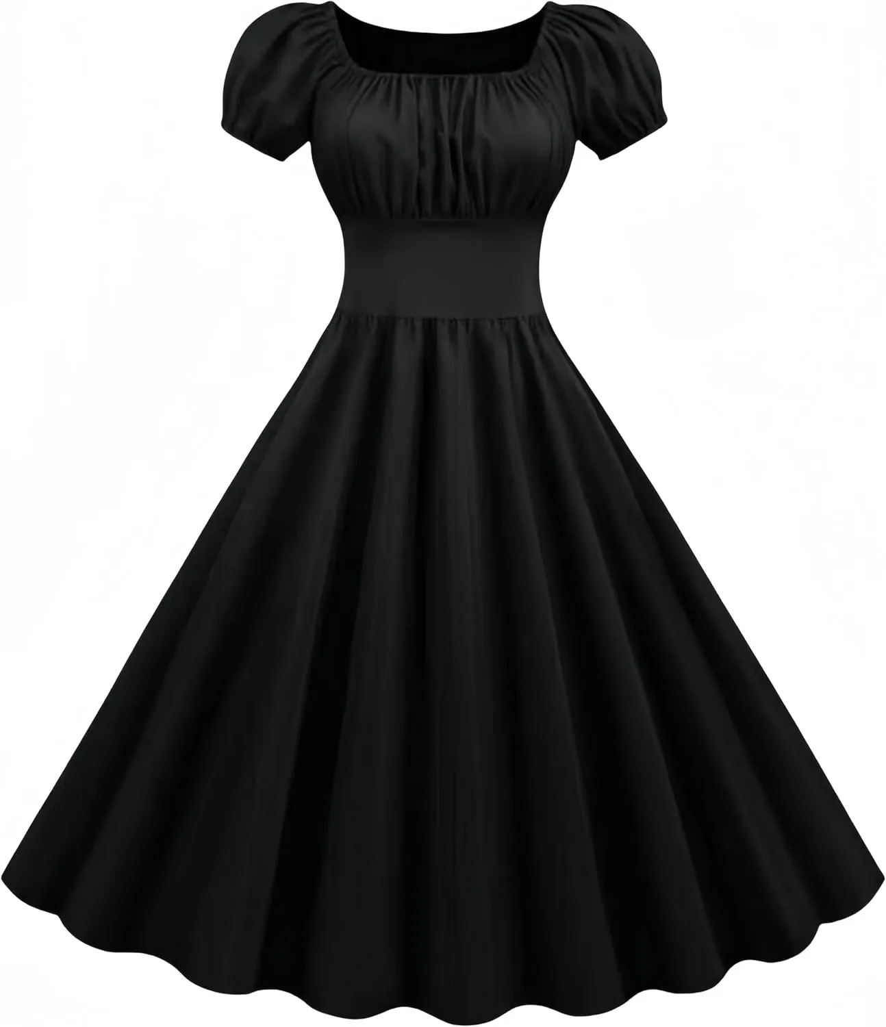 Sister Amy Womens Lantern Sleeve Dress Ruffled Off Shoulder A-Line Mini Dress