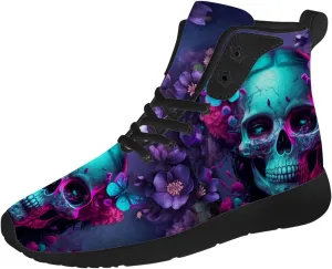 Skull Shoes for Men Women Goth Skull High Top Sneakers High Top Shoes Gifts for Women Men