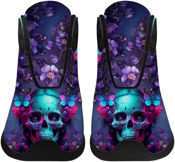 Skull Shoes for Men Women Goth Skull High Top Sneakers High Top Shoes Gifts for Women Men