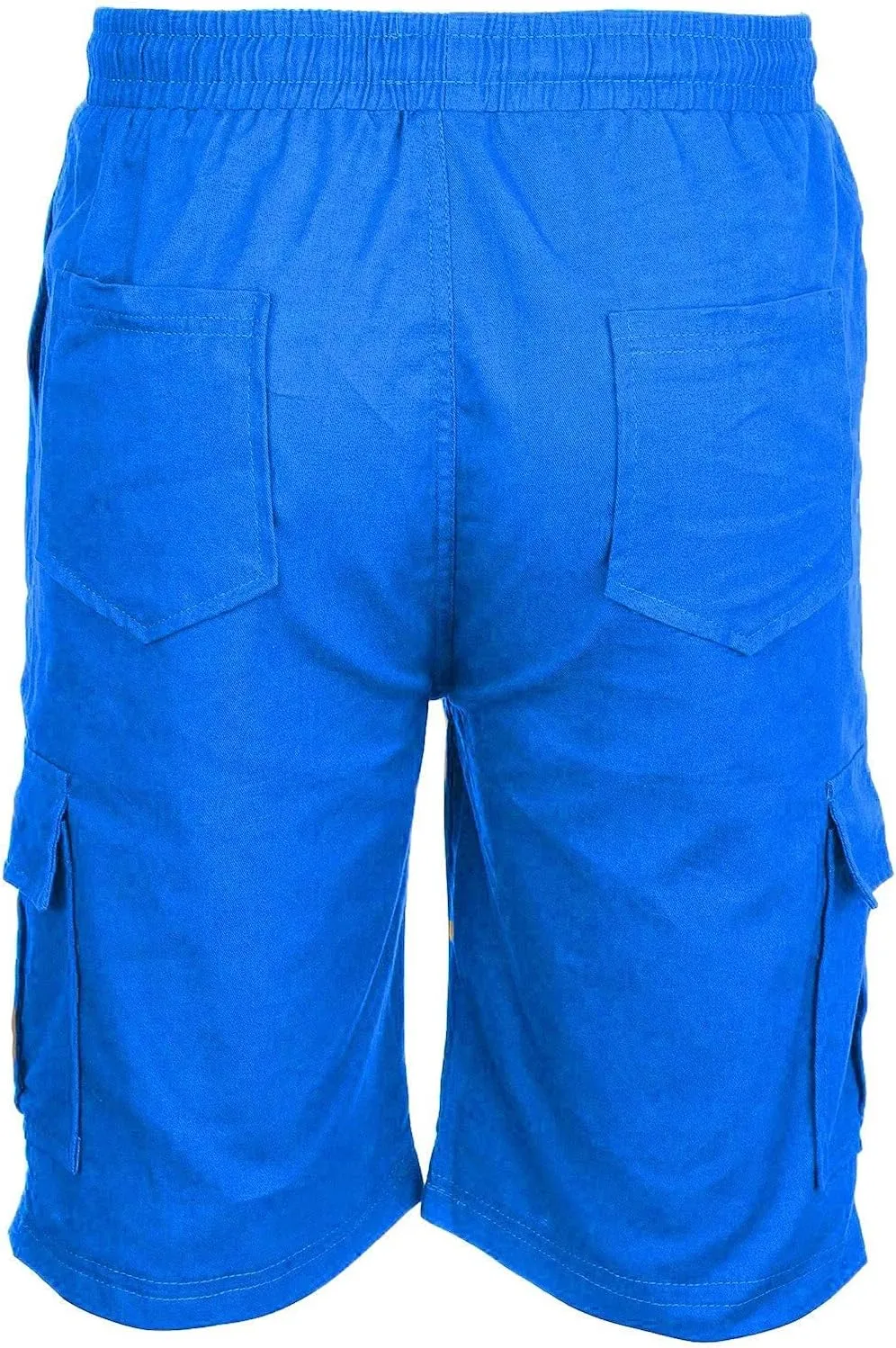 Slim Fit Sweat Shorts for Men Summer Stylish Soft Comfort Fitness Workout Shorts Muti-Pockets Drawstring Chino Shorts