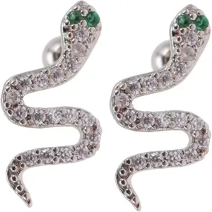 Snake Ear Studs Women Gold Plated for Earrings Wedding Ear Jewelry Earring Studs Ear Rings Snake Earring