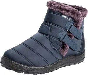 Snow Boots for Women Cute 10 Wide Womens Waterproof Snow Boots Size 6 Womens Winter Boots Slip Resistant Waterproof Work Boots for Women Botas De Invierno Para Mujer De Tacon Bajo Ortopedicas
