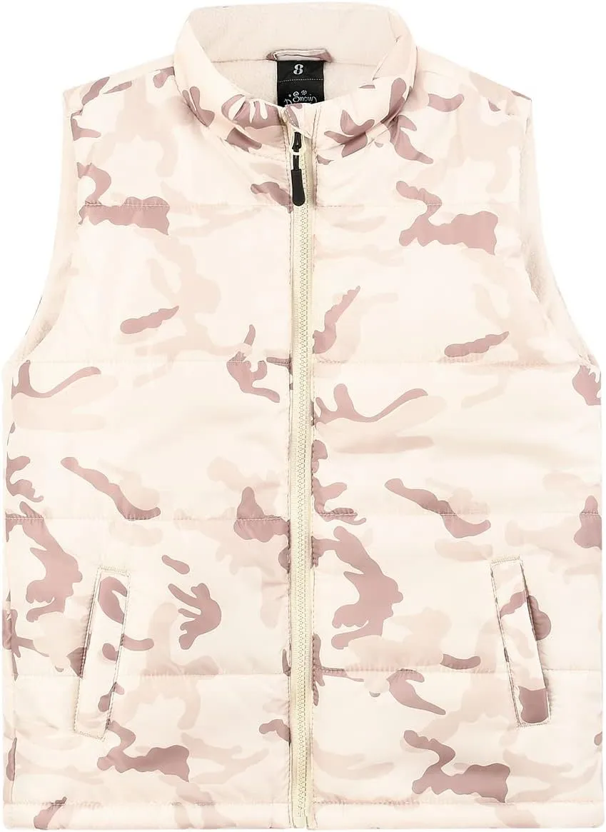 SNOW DREAMS Girls Puffer Vest Lightweight Sleeveless Jackets Hooded Winter Fall Vests Quilted Coat