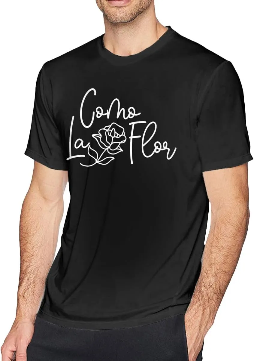 Solid Color Printed Men's T Shirt Cotton Round Neck T Shirts Tee