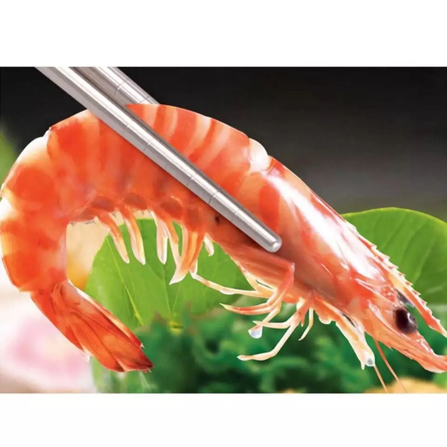 Stainless Steel Chopsticks - Red