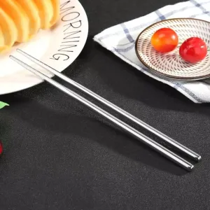 Stainless Steel Chopsticks - Silver