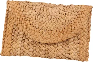 Straw Woven Clutch Handbag for Women Lightweight Beach Purse Elegant Summer Coin Wallet for Weddings Parties Travel and Everyday Use Versatile Style Occasion