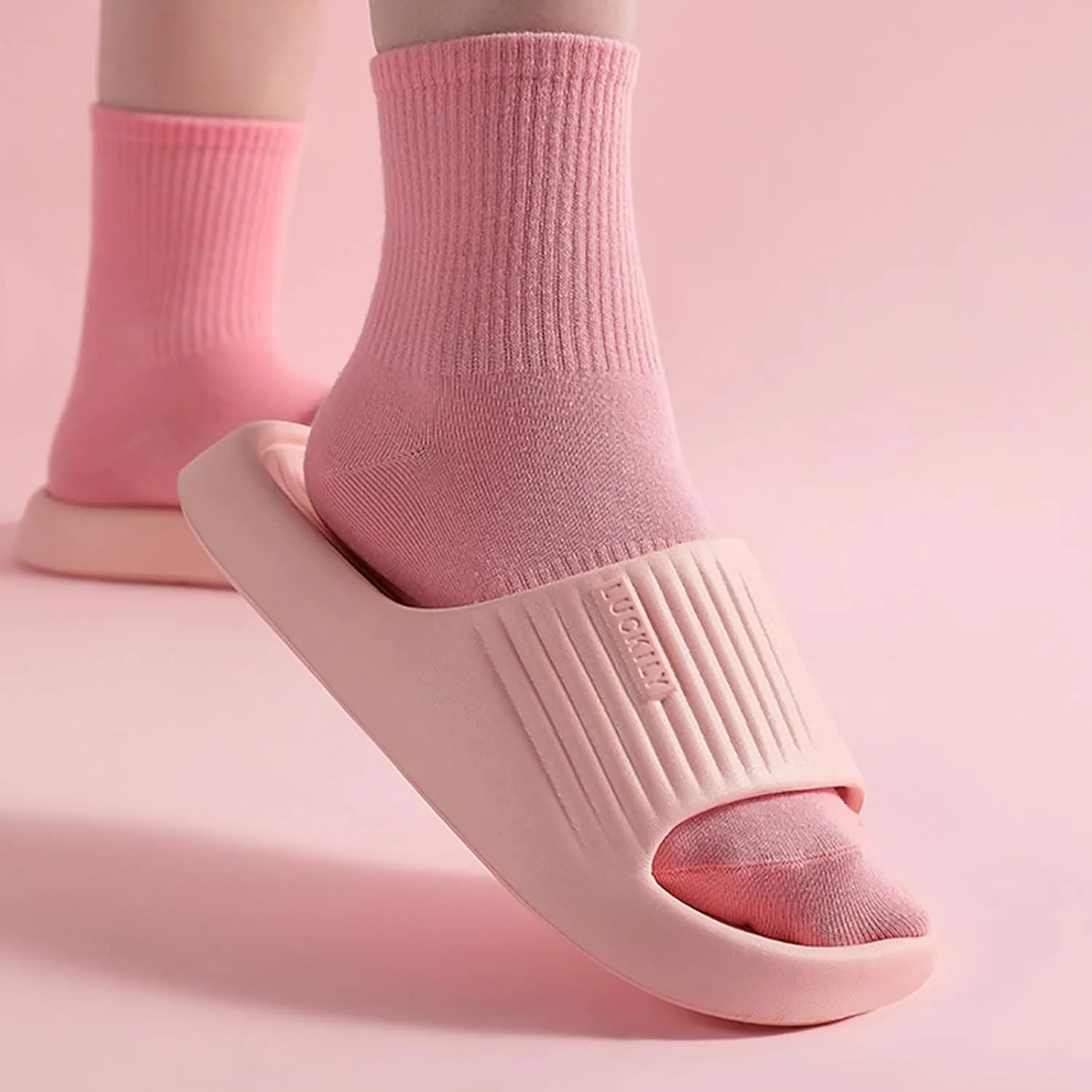 Summer Couple Coloured Home Non Slip Indoor Bathroom Beach Large Size Soft Bottom Foam Insoles for Womens Slipper