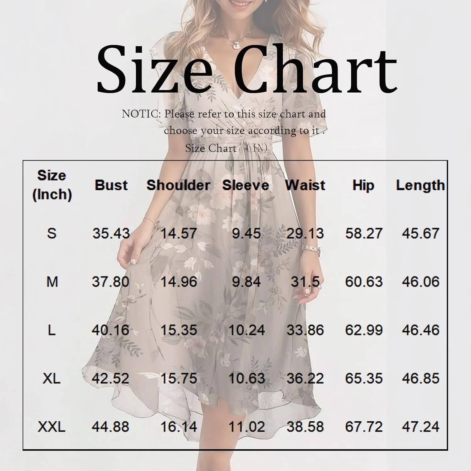 Summer Floral Dresses for Women 2025 Midi Wedding Guest Dress Chiffon Dresses V Neck Short Sleeve Tie Waist Ruffled Hem