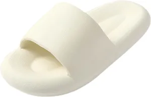 Summer Home Household Indoor Slip Thick Soled PVC Women Slippers Fleece Lined Slippers for Women