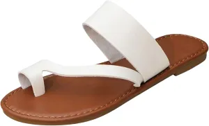 Summer Sandals for Women 2025 Trendy Clip Toe Sandals Lightweight Slippers for Vacation One Band Flip Flops Beach Casual Wear Walking Shoes Plus Size Comfortable Flats Sandal Womens
