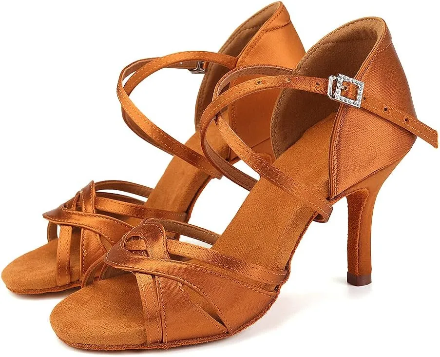 SWDZM Women Latin Ballroom Practice Dance Shoes Tango Salsa Professional Practice Dance Shoes