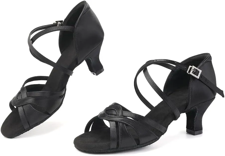 SWDZM Women Latin Ballroom Practice Dance Shoes Tango Salsa Professional Practice Dance Shoes