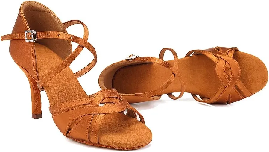 SWDZM Women Latin Ballroom Practice Dance Shoes Tango Salsa Professional Practice Dance Shoes