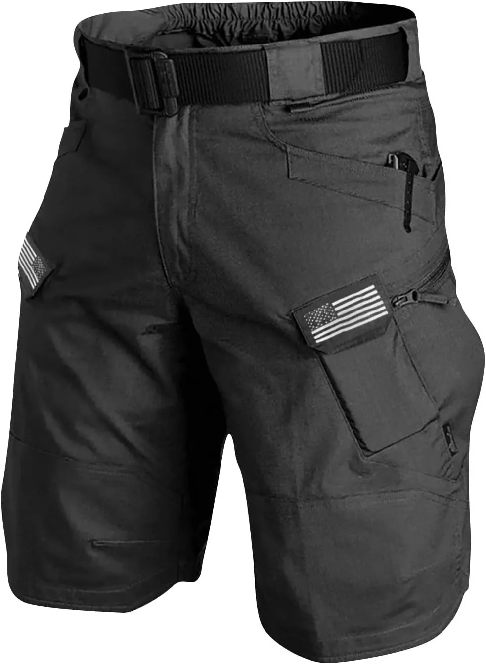 Tactical Shorts for Men Quick Dry Waterproof Stretch Cargo Pants Breathable Ripstop Outdoor Hiking Pants Big and Tall
