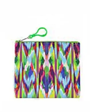TIE DYE PRINT MINI POUCH ZIPPER BAGS