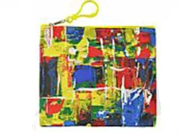 TIE DYE PRINT MINI POUCH ZIPPER BAGS