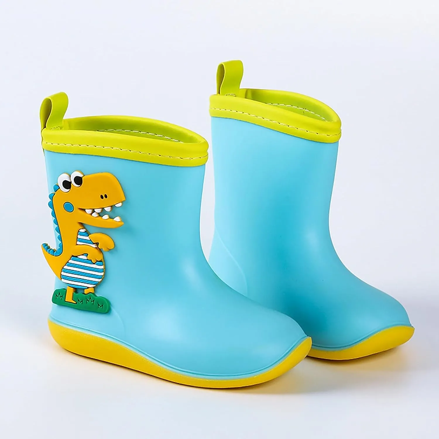 Toddler Rain Boots Dinosaur Cartoon Children Rain Shoes Boys Girls Water Shoes Baby Toddler Boy Boots Size 5