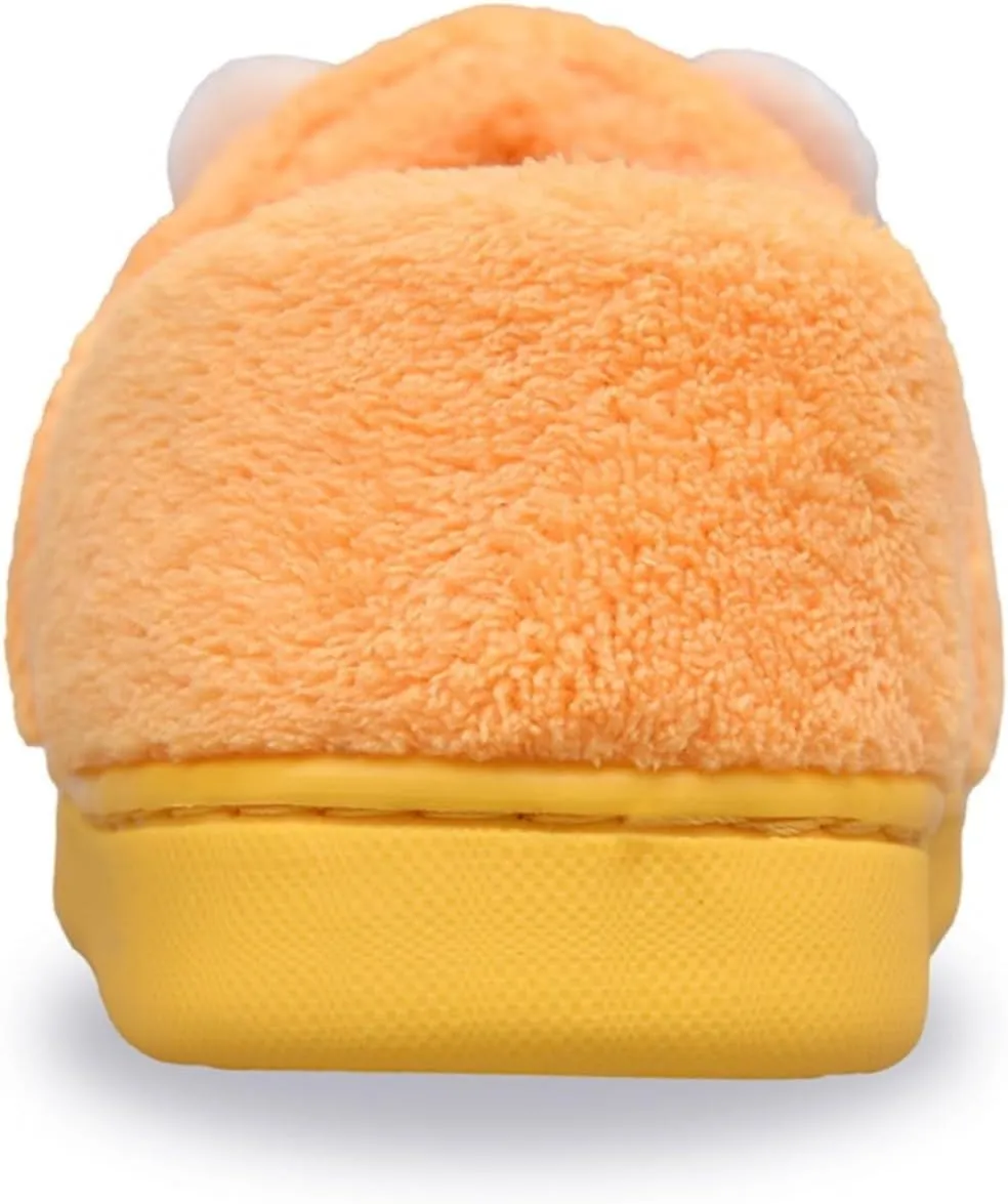 Unisex-Child Plush Faux ?????? Slip on House Slippers Boys Girls Cow ??rocodile Style Indoor Holiday Slippers
