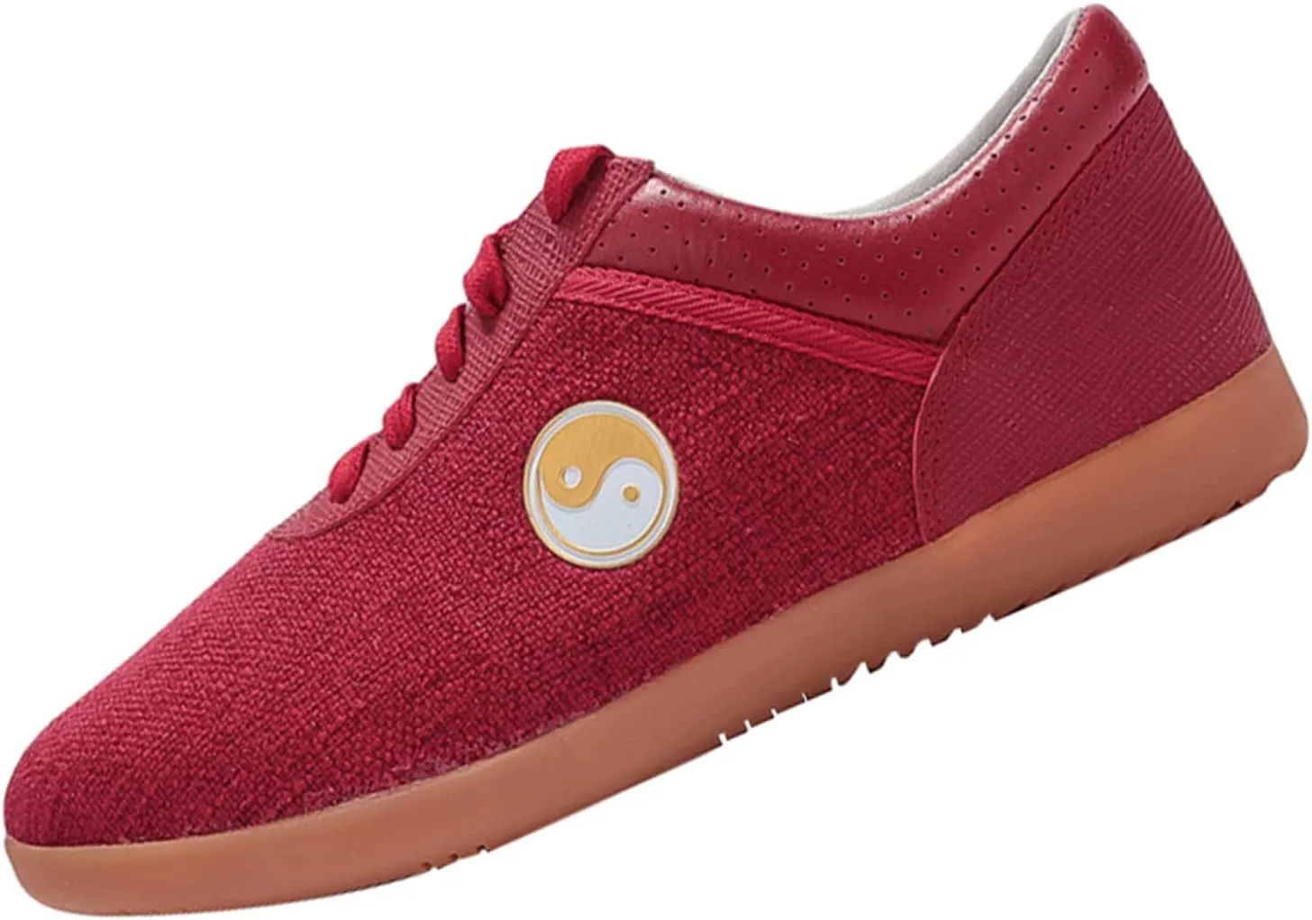 Unisex Martial Art Kung Fu Tai Chi Rubber Shoes,Traditional Kung Fu Tai Chi Wushu Shaolin Qi Gong Beijing Trainer Wing Chun Slipper Sneaker Footwear for Men Women,
