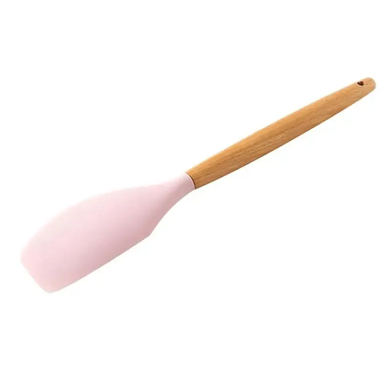 Utensils Wooden Handle Non-stick Silicone Cookware