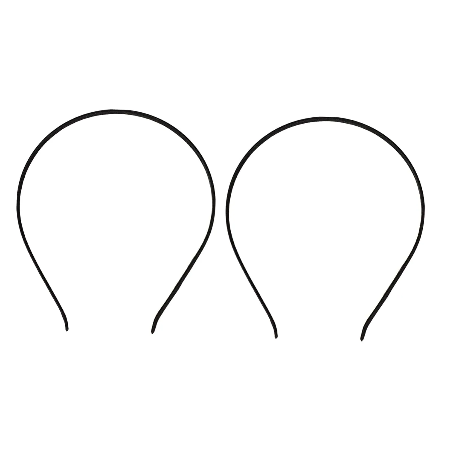 VALICLUD Elegant Black Hair Clips Hair Hoops for Women Diy Hairband Adornments Daily Use Material
