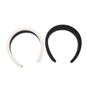 Vintage Hoops Silk Velvet Comfortable Headband for Girls Stylish Headband Set