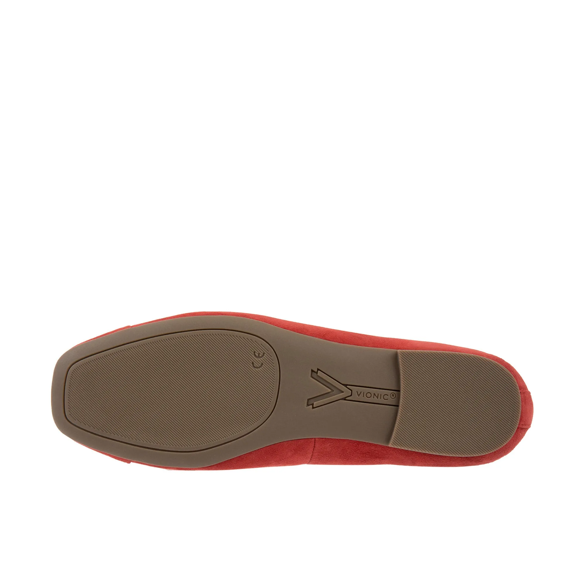 Vionic Womens Klara Ballet Flat Red