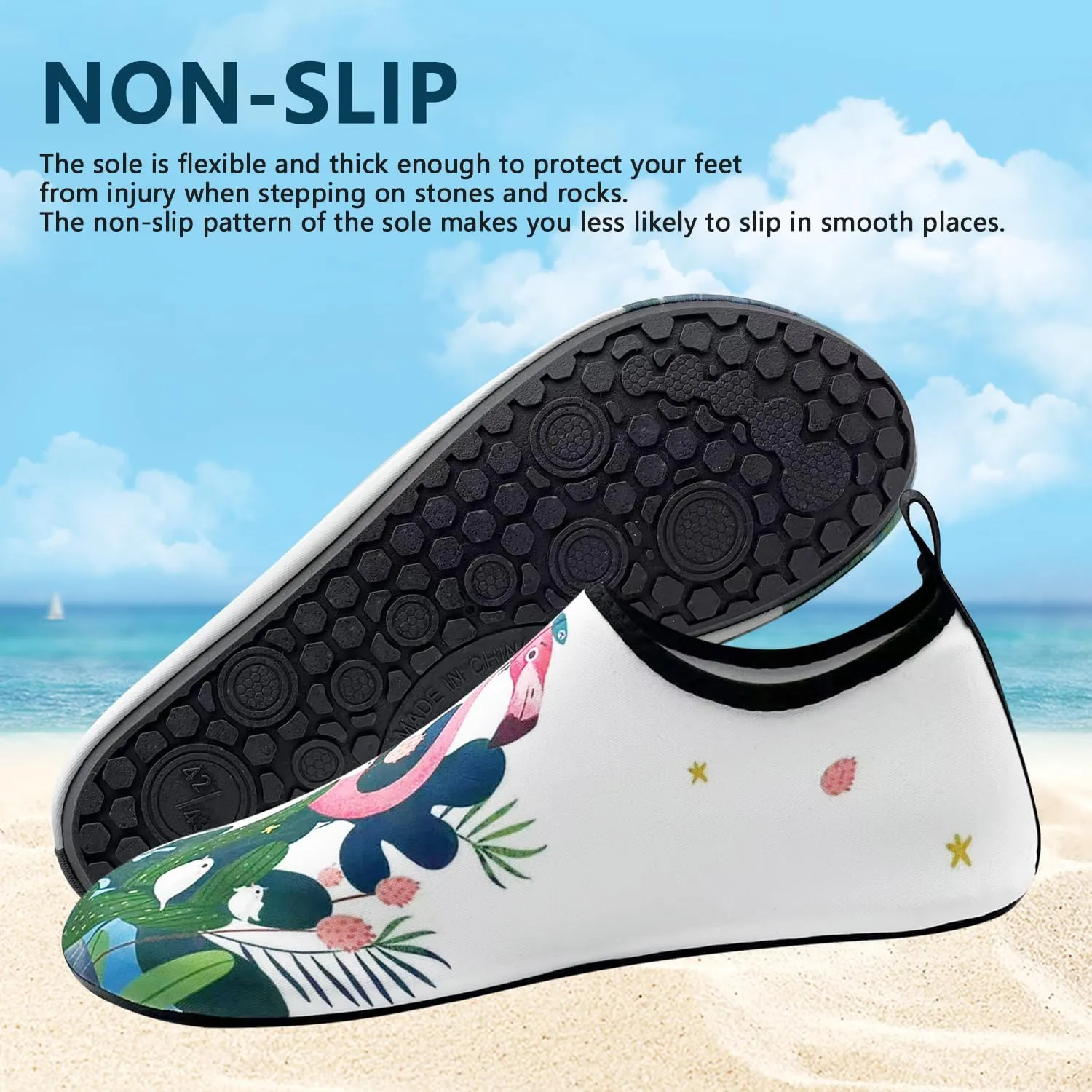 Water Shoes for Women Men Swim Barefoot Quick-Dry Adult Aqua Socks Non Slip Yoga Shoes Pool Camping Beach Accessories