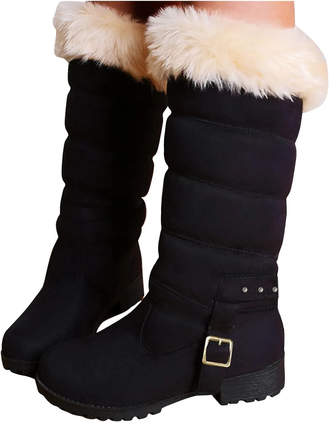 Waterproof Winter Boots Women Zipper Womens Non Slip Waterproof Snow Boots Women's Winter Boots Size 9 Wide Width Zapatos Para La Nieve De Mujer De Hule Botas De Invierno Para Mujeres