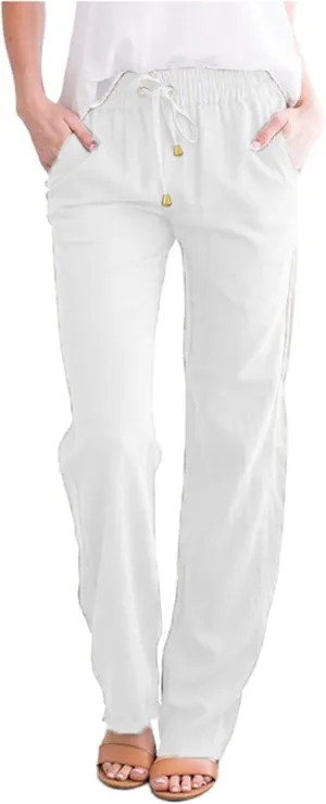 Wide Leg Pants for Women Plus Pants Trousers Size Tightness Casual Plus Size Pants Flowy Pants Striped Pants Women