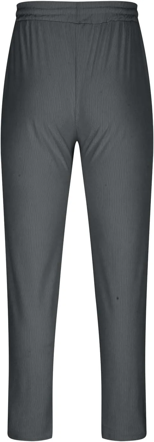 Wide Leg Pants Mens Lounge Solid Colour Pants Baggy Corduroy Pants Slant Pocket Tie Front Pants Flex Sport Pants
