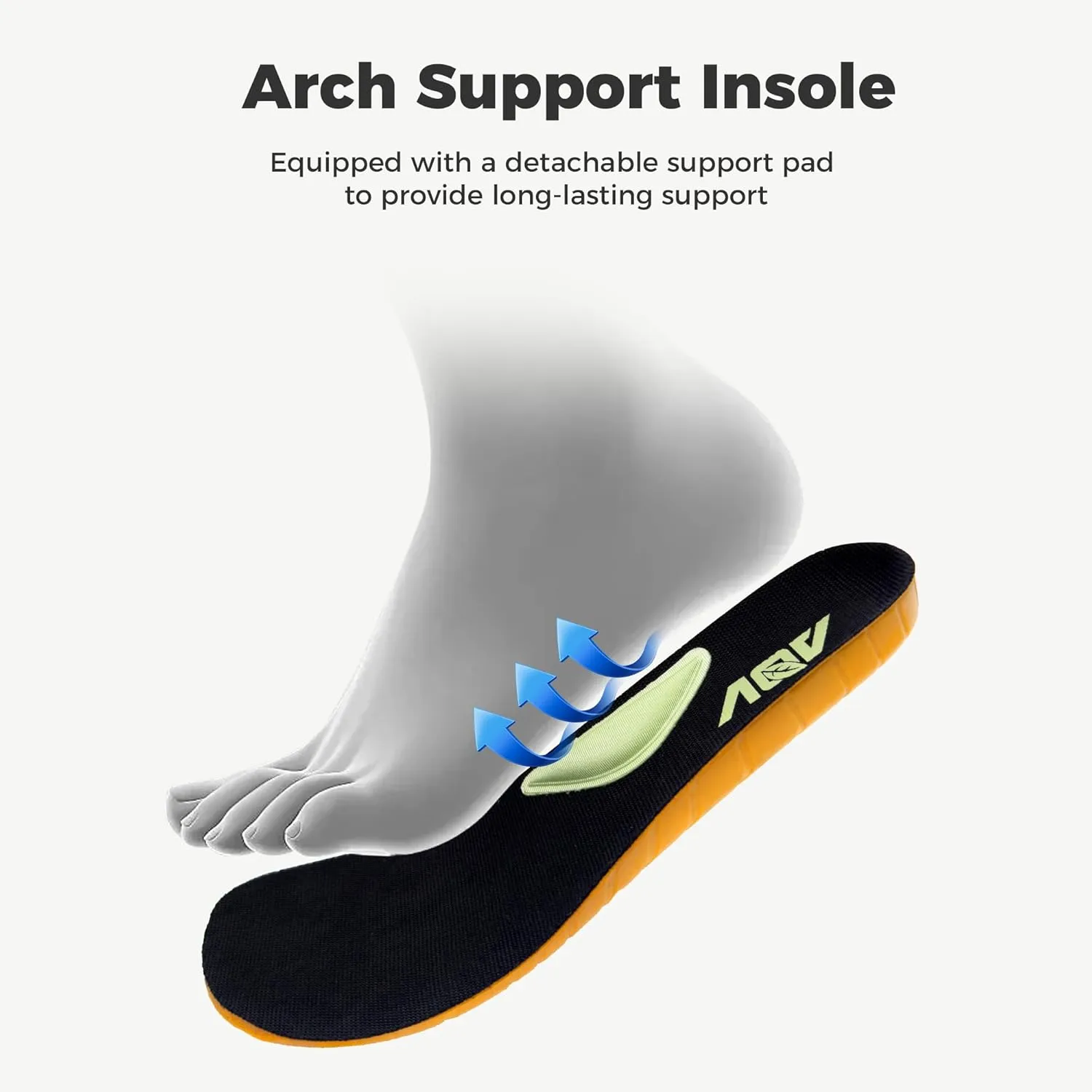 Wide Toe Box Shoes for Men Arch Support Orthotic Plantar Fasciitis Walking Shoes Air Tennis Sneakers US 8-13