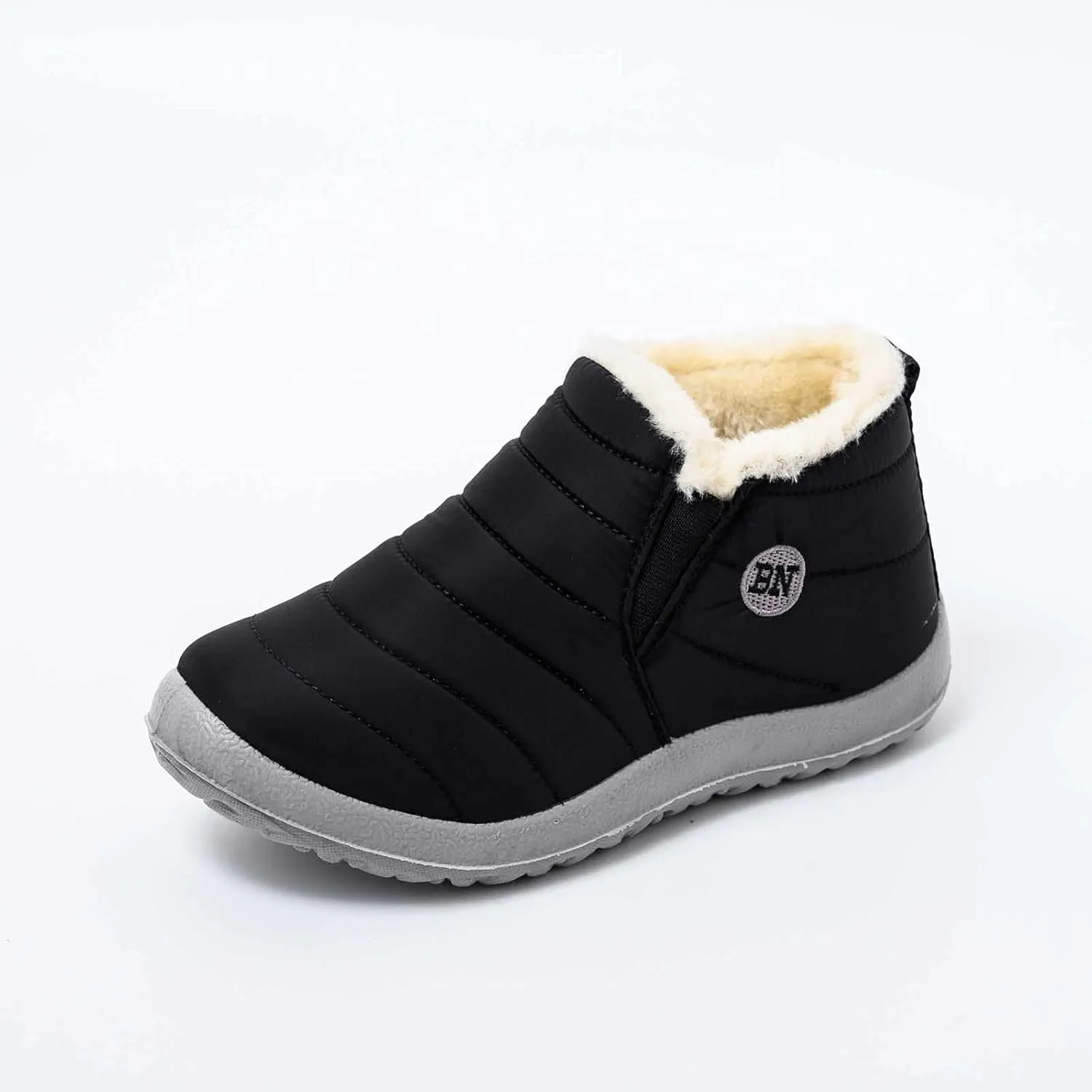 Winter Snow Boots for Women Plush Lined Warm Ankle Booties Outdoor Anti-Slip Waterproof Comfortable Short Boot