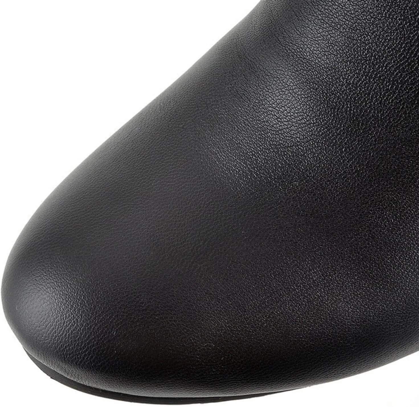 wodceeke Womens Knee High Boots Wide Calf Low Heel Slouchy Boots Winter Rubber Sexy Riding Boots