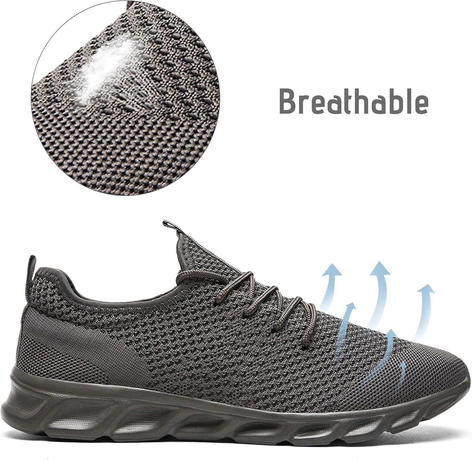 Women & Mens Running Shoes Tennis Walking Gym Lightweight Workout Slip on Athletic Fashion Sneakers Breathable Sport Jogging Hiking Casual Shoe