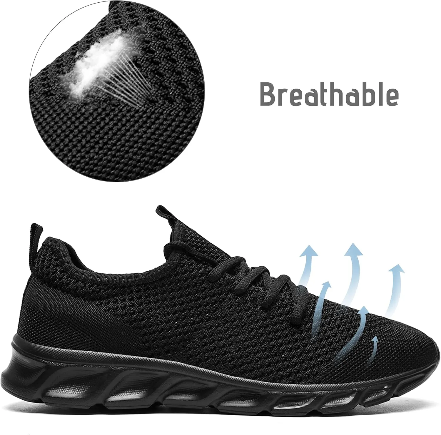 Women & Mens Running Shoes Tennis Walking Gym Lightweight Workout Slip on Athletic Fashion Sneakers Breathable Sport Jogging Hiking Casual Shoe