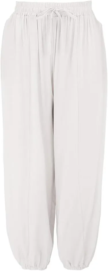 Women Capri Pants Boho Pants for Women Hippie Harem Pants Womens Yoga Pants Comfy Bohemian Flowy Hippie Clothes
