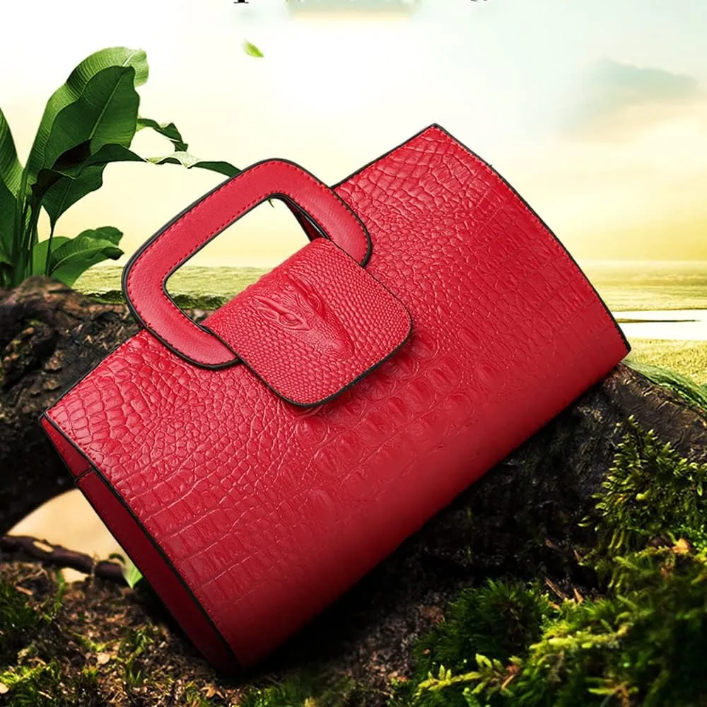 Women Handbags Clutch Bag Leather Top Handle Handbag Evening Purse Long Tote Bags Satchel Shoulder Crossbody Bag